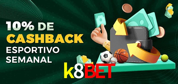 10% de bônus de cashback na k8bet